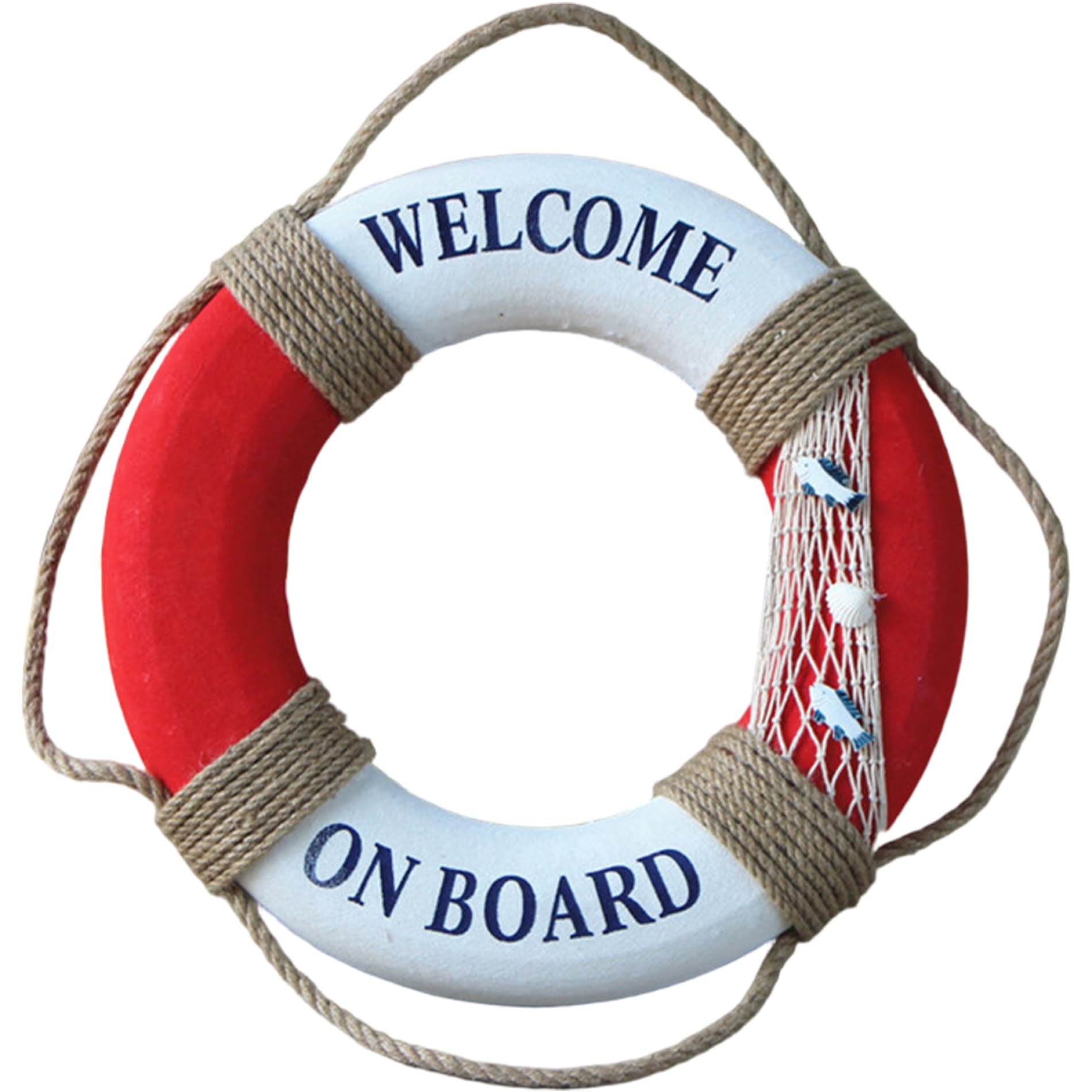 Pool Floats, Swim Foam Life Preserver Ring with Perimeter Rope, 16 Inch Portable Lightweight Life Ring for Swimming Pool, Preserver