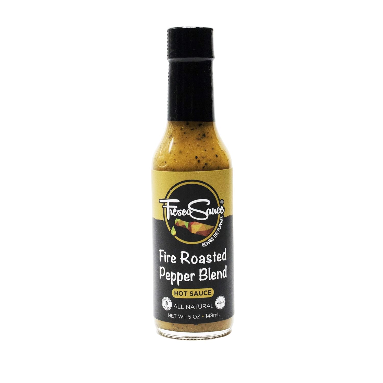 Hot Sauce Bundel Gift Box by Fresco Sauce 3 Pack - Fire Roasted Jalapeno - Serrano - Chipotle & Habanero - Chipotle - Habanero - Ghost Berry - Ghost - Blackberry - Cranberry Juice - Flavorful - All Natural- Vegan - Gluten Free - 5 fl oz … (Fave Trio)