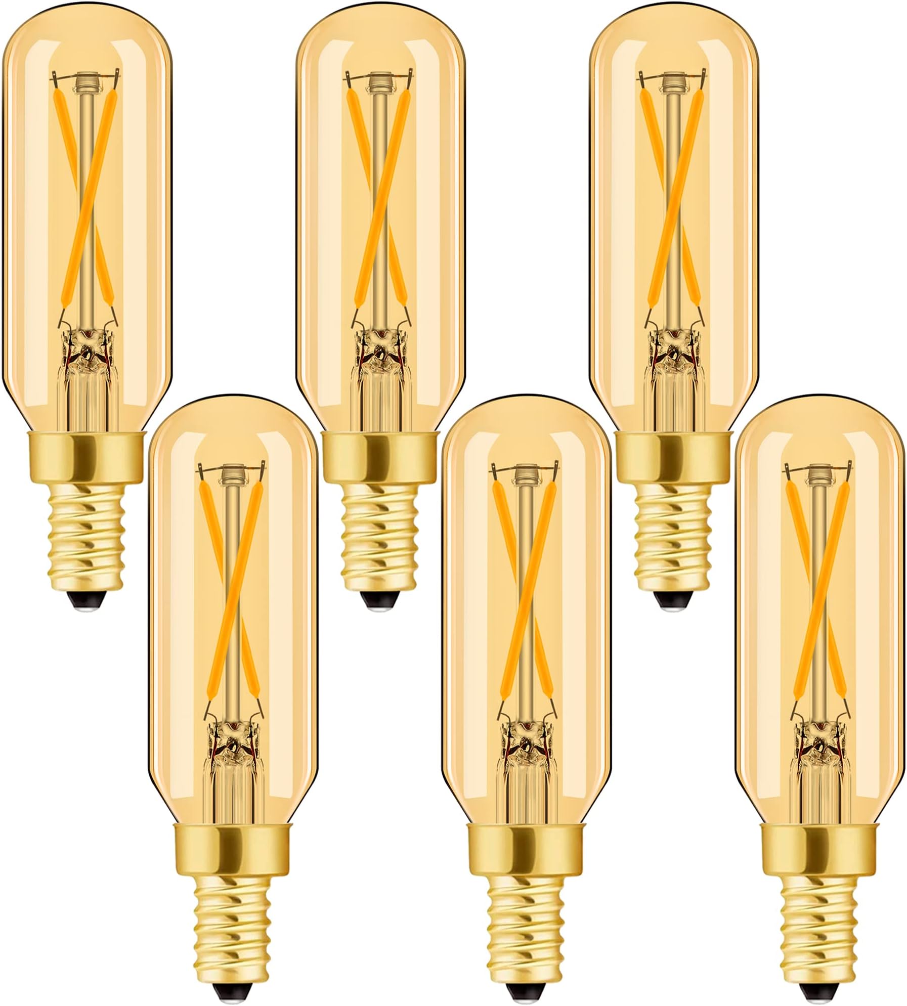 Bulbrite 132507 25 watt 120 volt T6 Candelabra Screw Base Clear (25T6