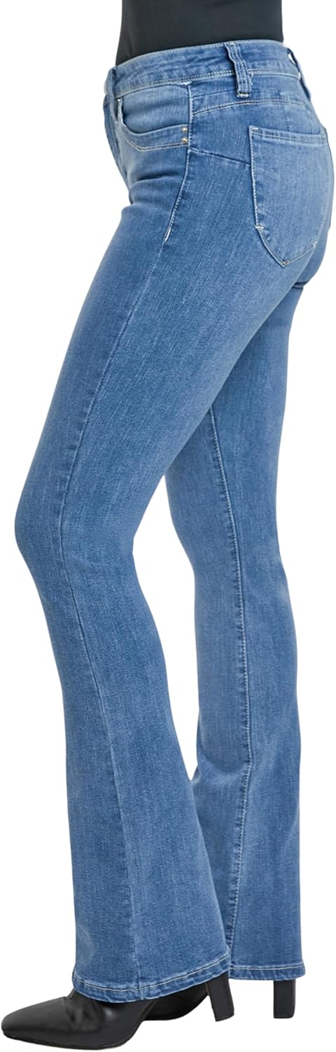 Royalty for Me Womens Royalty for Me Women's High Rise Curve Confidence Wannabettabutt Bootcut Jeans, Wp067075 - Image 2