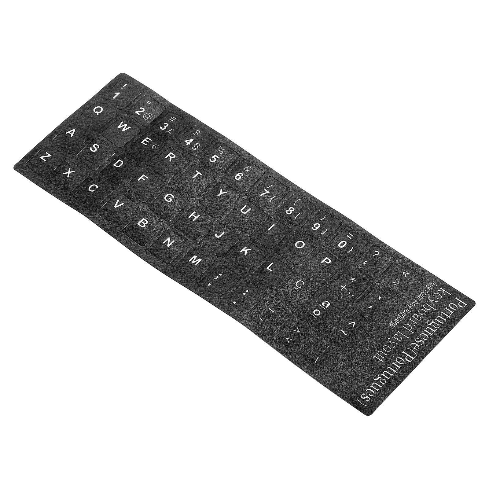 Pegatinas de teclado portugués PATIKIL para teletrabajo y estudio en portátil o PC 6