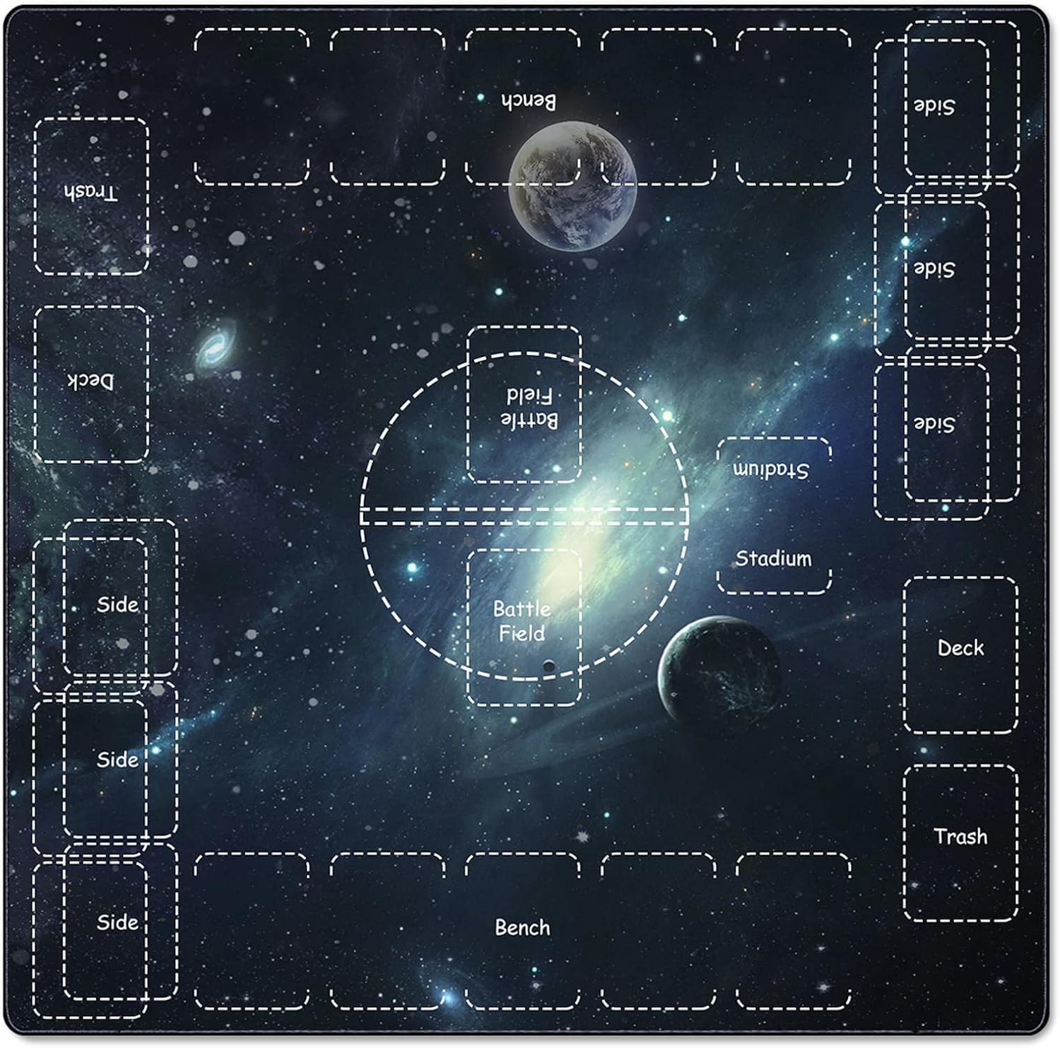 Pakesi カードゲームマットトレーディングカードテーブルマット洗える滑り止めラバーマットあらゆる種類の