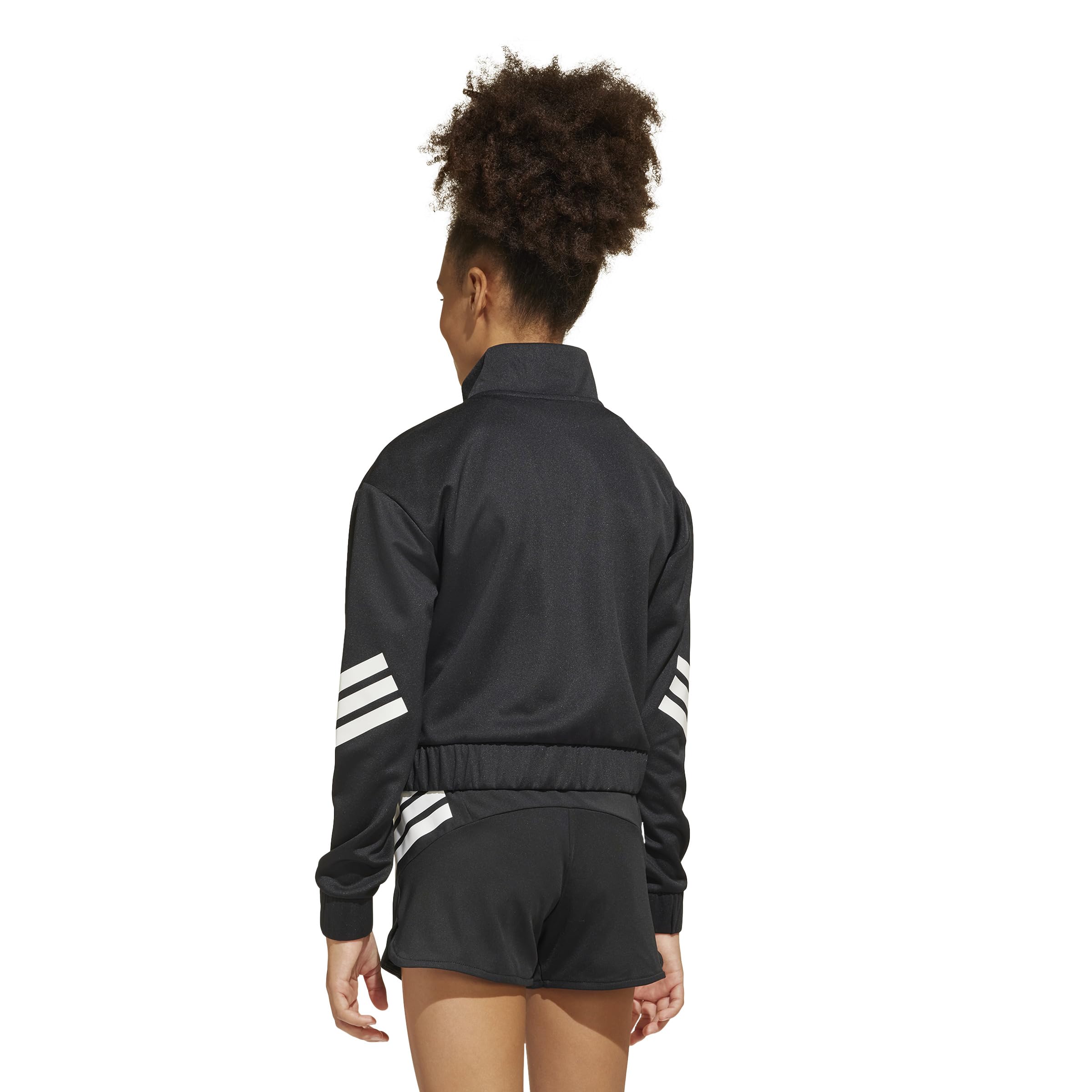 adidas Dziewczynki ALL SPORTS NXT FULL-ZIP HOODIE, black/white, 5-6 Years