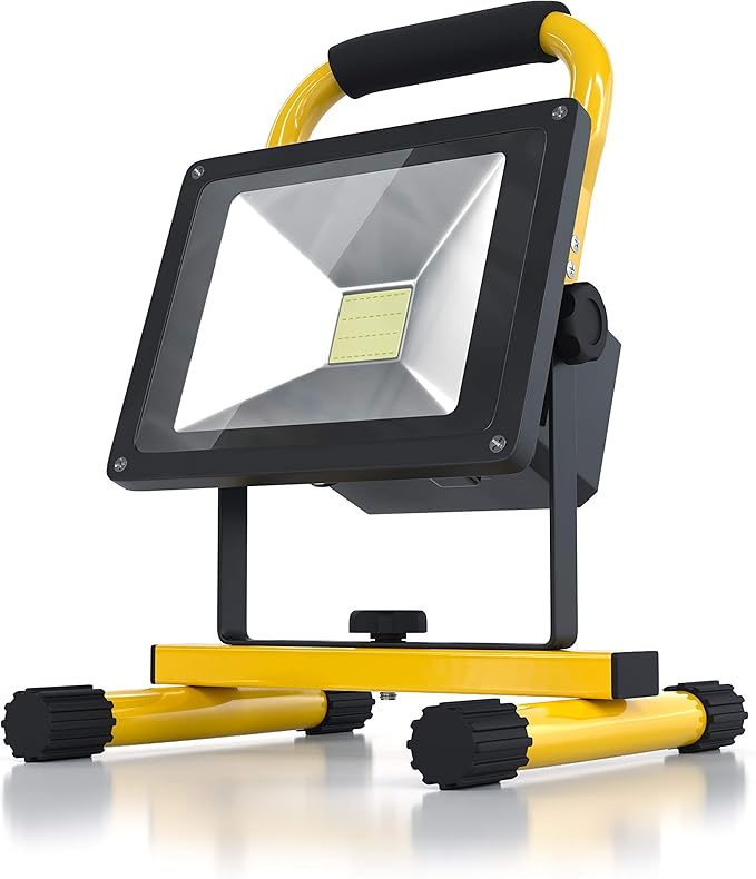 Brandson LED Baustrahler 30W - 2500 Lumen IP65 - Arbeitsleuchte Für Werkstatt & Baustelle