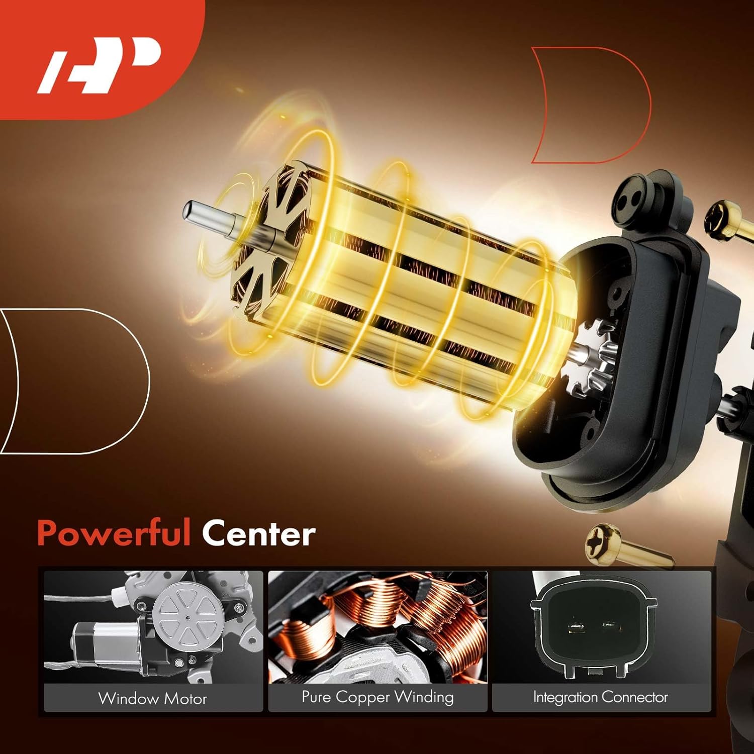 A-Premium Power Window Regulator with Motor Front Passenger Side Compatible with Nissan Maxima 2000 2001