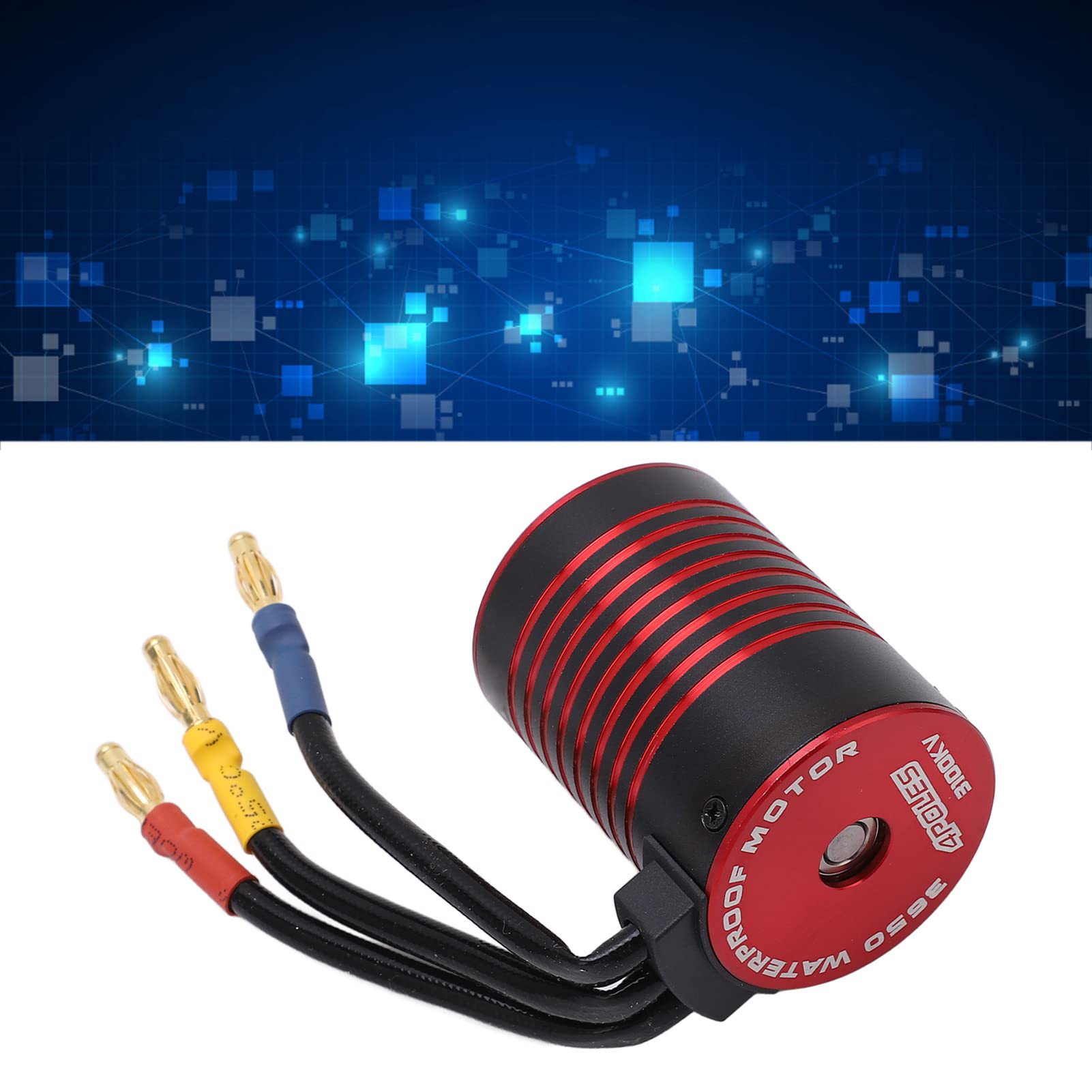 Wodoodporny Silnik 3650 Bezszczotkowy i 60A ESC Card Combo z wysoką konstrukcją skrętną i Aluminium Stopowa dla Samochodu 1/10 RC 2300KV (3100KV)