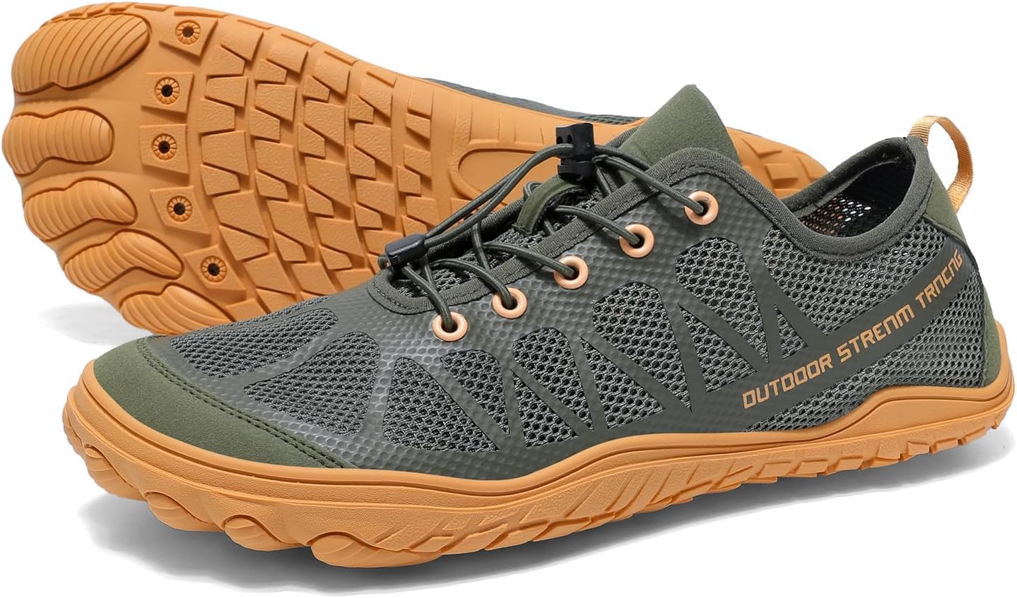 Men's Water Shoes Lightweight Aqua Shoes for Beach Swim Pool Kayaking
