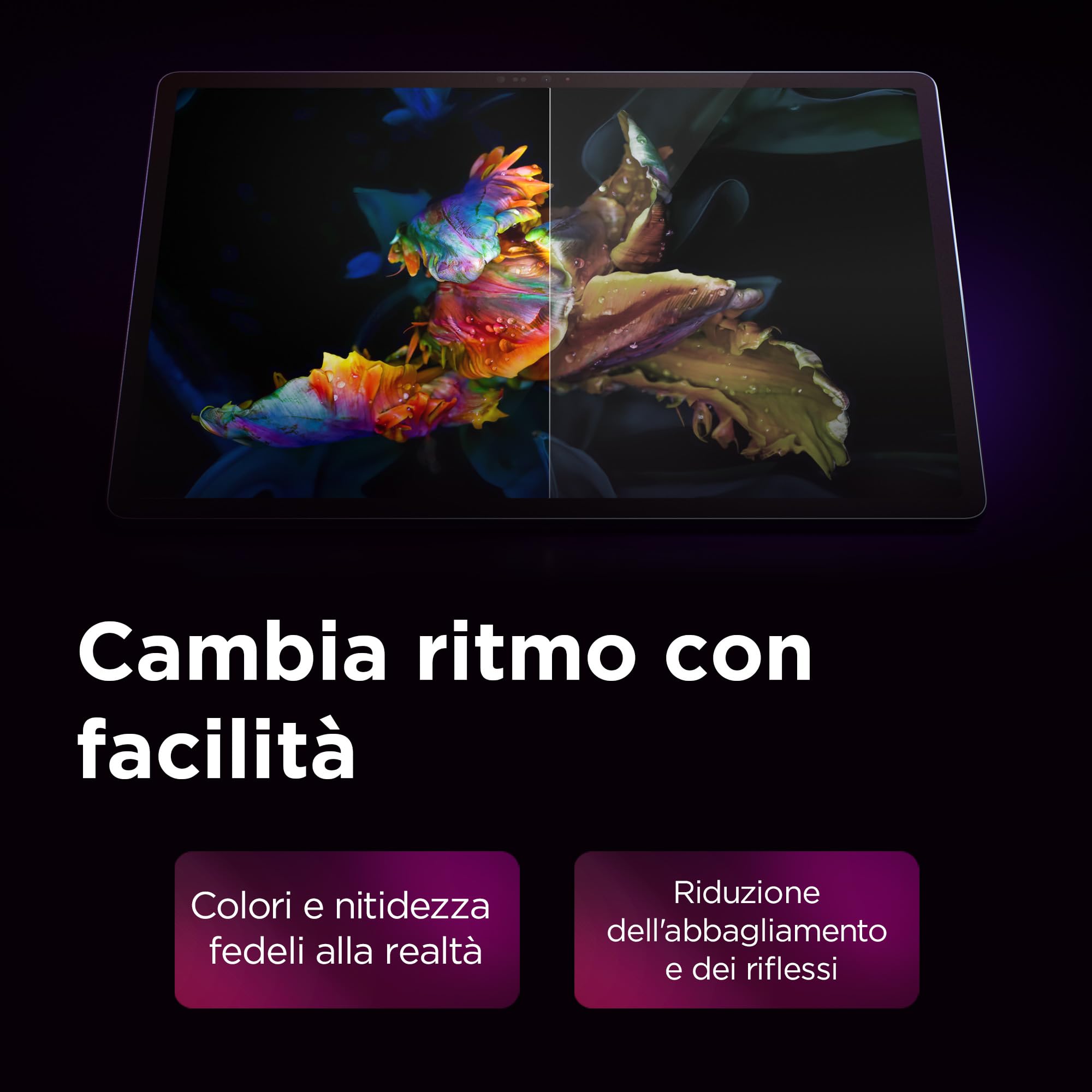 Lenovo Yoga Tab Plus Tablet 12.7” 3K 144Hz con Penna e Tastiera Incluse, Snapdragon 8 Gen 3, 16GB RAM 512GB, Tablet Android AI per Lavoro, Studio e Creatività