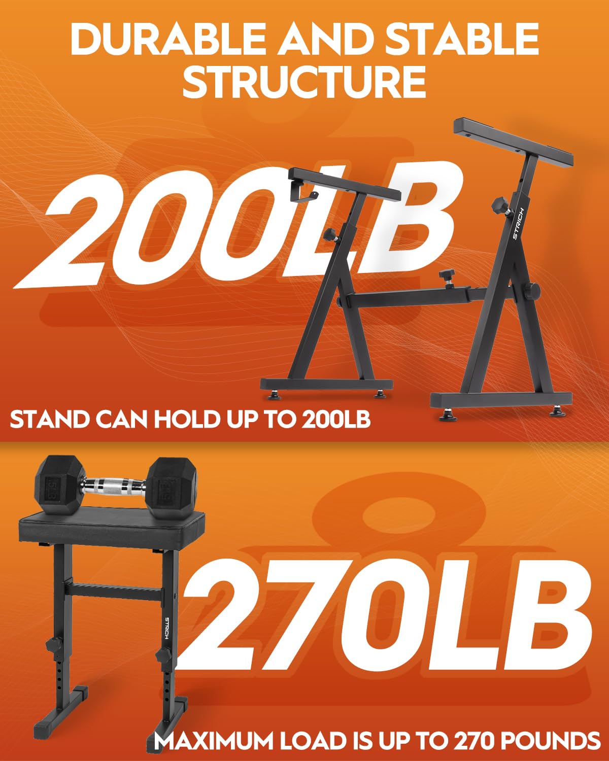 Amazon.co.jp: STRICH ピアノ キーボードスタンド Z型 & 椅子 セット