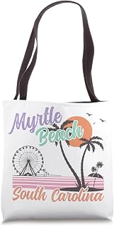 Vintage Myrtle Beach South Carolina Womens Souvenir Tote Bag