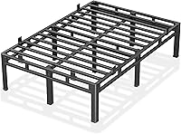 Vista 12 de ROIL 24 Inch Queen Size Bed Frame, Metal Bed Frame & Box Spring 2 in 1 Platform with Round Corner Legs, 4000LBS Double Layer Bed Frame with