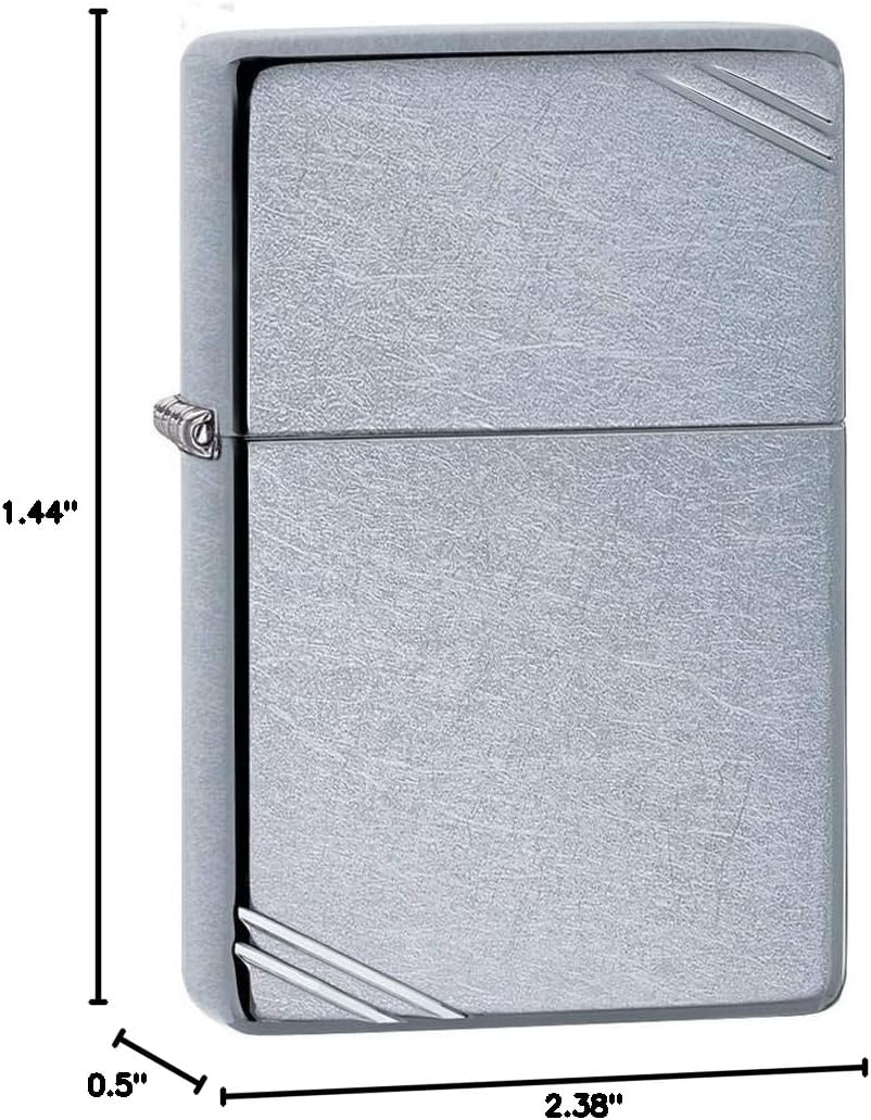 Zippo 267: 267 Vintage Street Chrome