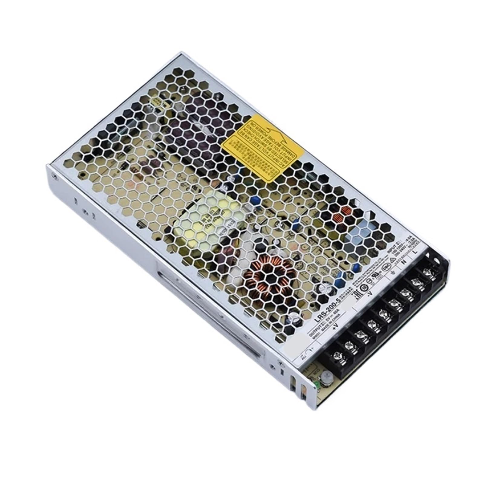 RISWEKFW LRS-200-5 LED Display Power Supply 200W， AC110V / 220V to 5V 40A