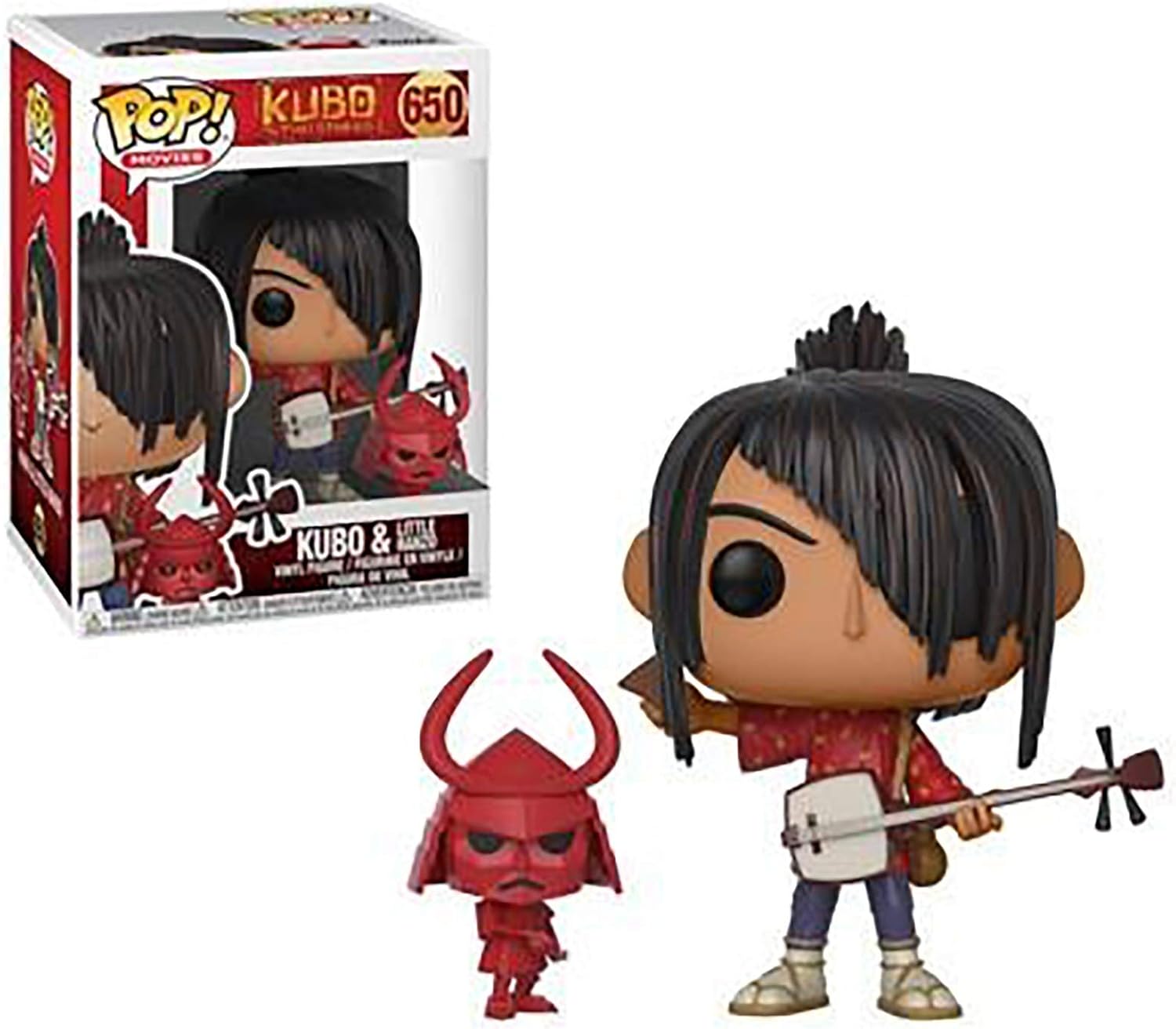 Funko Pop Movies: Kubo and The Two Strings - Kubo with Little Hanzo Collectible Figure, Multicolor