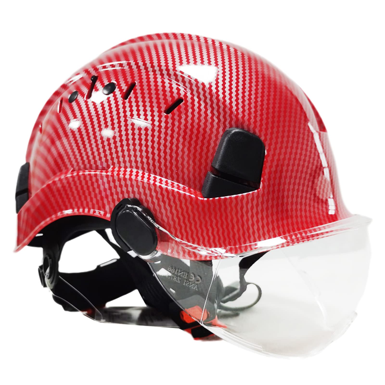 Buy AOLAMEGS Construction Hard Hats with Visor Carbon Fiber Pattern