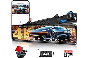 Driveslim 12" 4K Rear View Mirror Camera