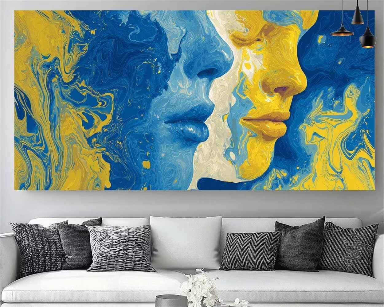 Peinture diamant 70x140cm grand format contre le stress - 8