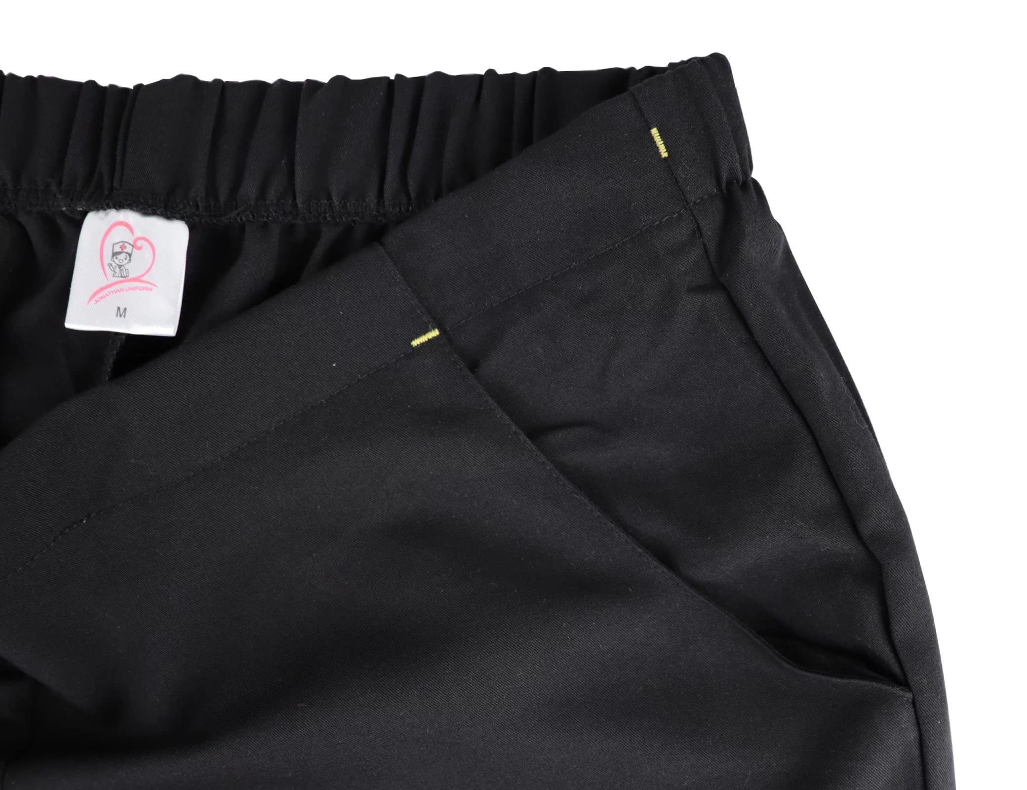 Unisex Pantaloni Medicale Sanitari Elastico 4 Tasche, Pantaloni da Lavoro Uomini e Donne per Medico Infermiere Dentista OSS