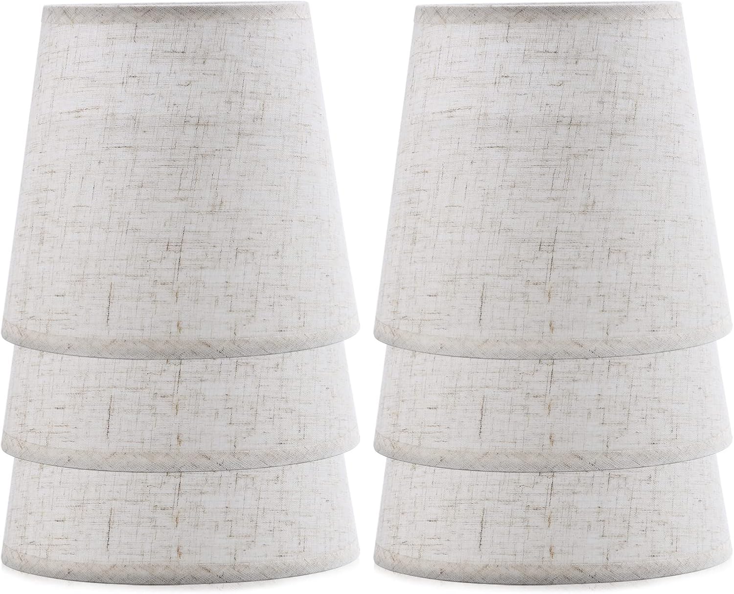 Tomotato Clip On Lampenschirme - Stoff Schirme Für E14 Birnen Barrel Design