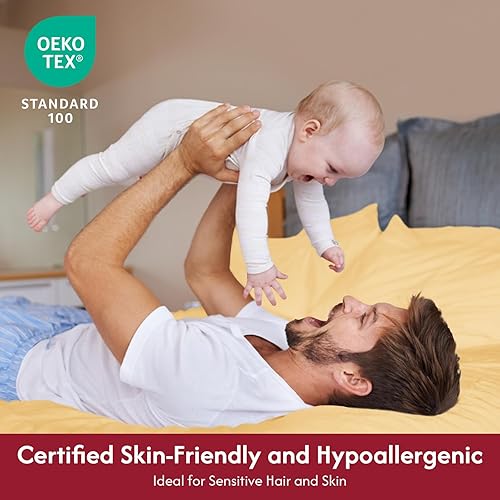 Miniatura 6 de LONAVA Juego de sábanas de tamaño individual, juego de 4 piezas sin arrugas, juego de sábanas y fundas de almohada Oeko-TEX de lujo para hotel,