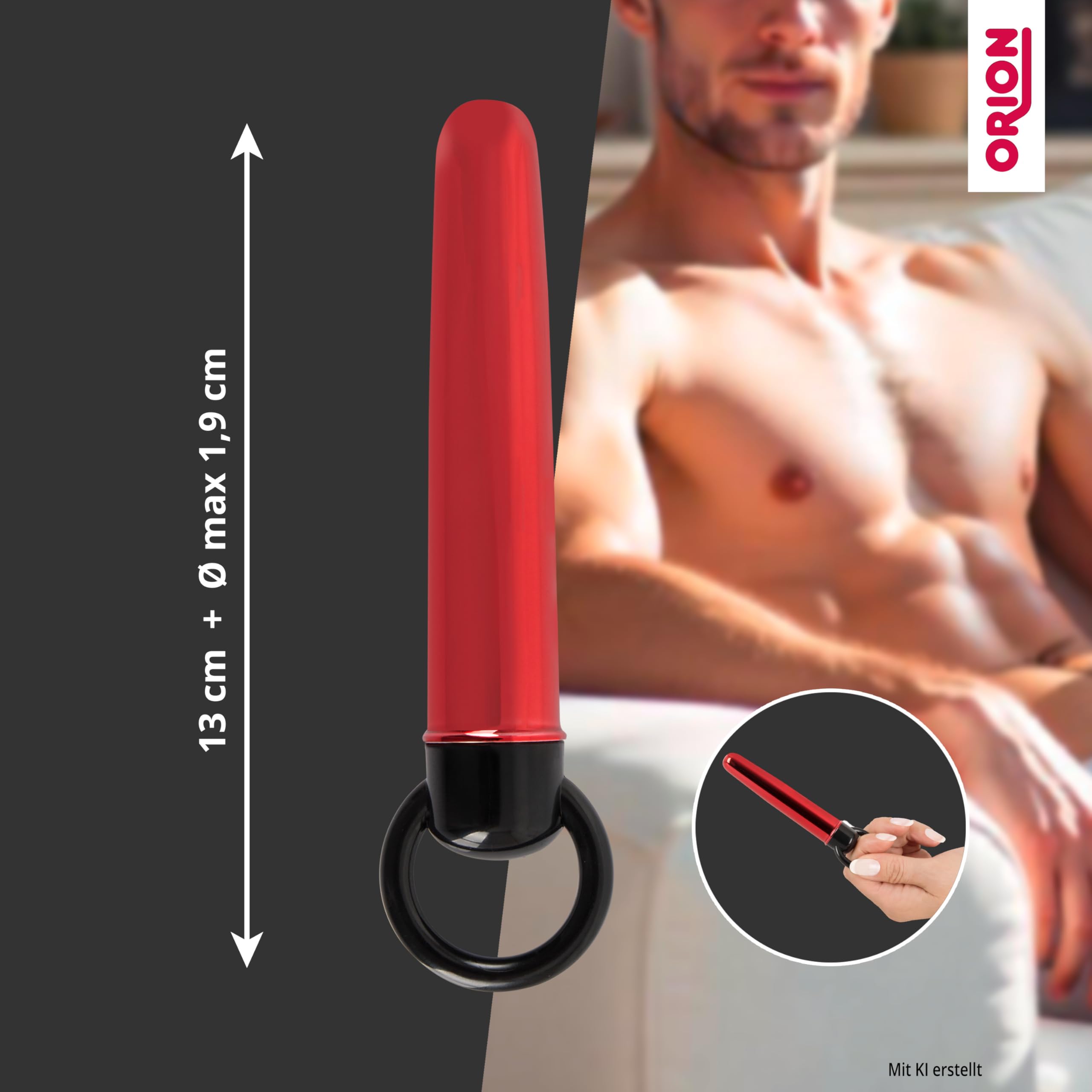 Orion Vibrator Vibe – stimolatore liscio per donne, vibratore discreto dal design metallico, semplice massaggiatore da portare con sé.