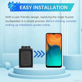 for Samsung Galaxy Loud Speaker Replacement Ringtone Buzzer Repair | A12 A20 A50 A21s A04s A03 A02 A32 A31 A10e A105 A20E A30 A40 A127 A50s A30s A415 A750 A225 Clear Sound Ringer Loudspeaker