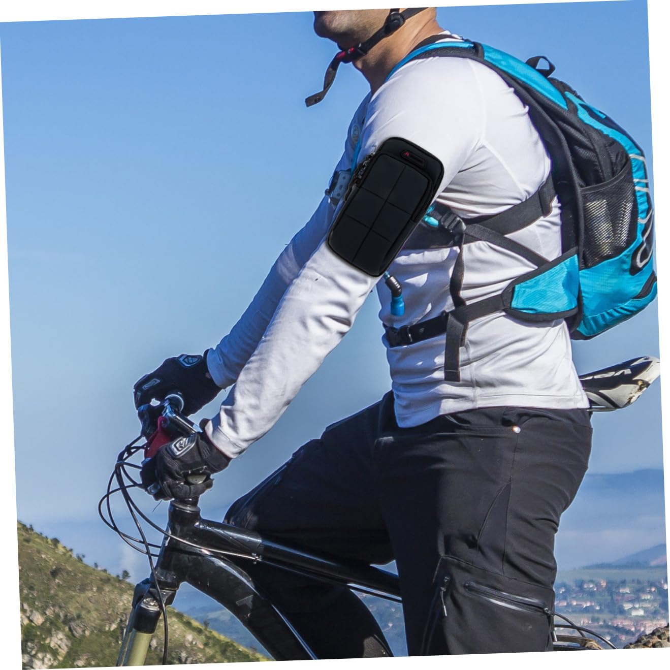 Uonlytech 3pezzi Borsa Per Smartphone Da Braccio e Traspirante Adatta Per Corsa e Allenamento Sacchetto Portacellulare Per Sportivi