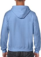 Vista 4 de Gildan - Sudadera con capucha y cremallera de vellón para adultos (estilo G18600), paquete múltiple