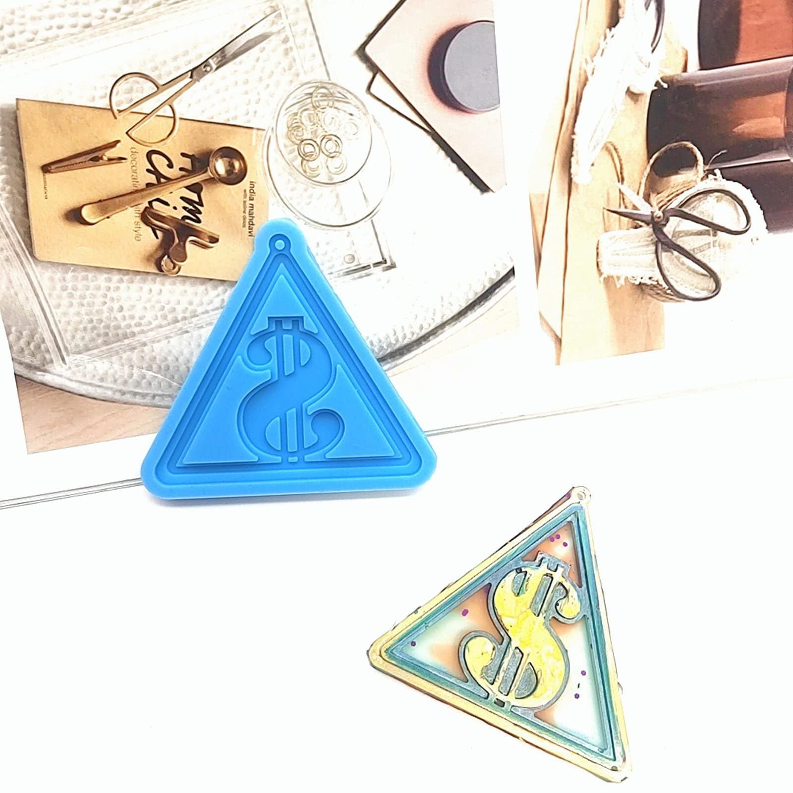 3 stampi per gioielli in resina epossidica, orecchini in silicone