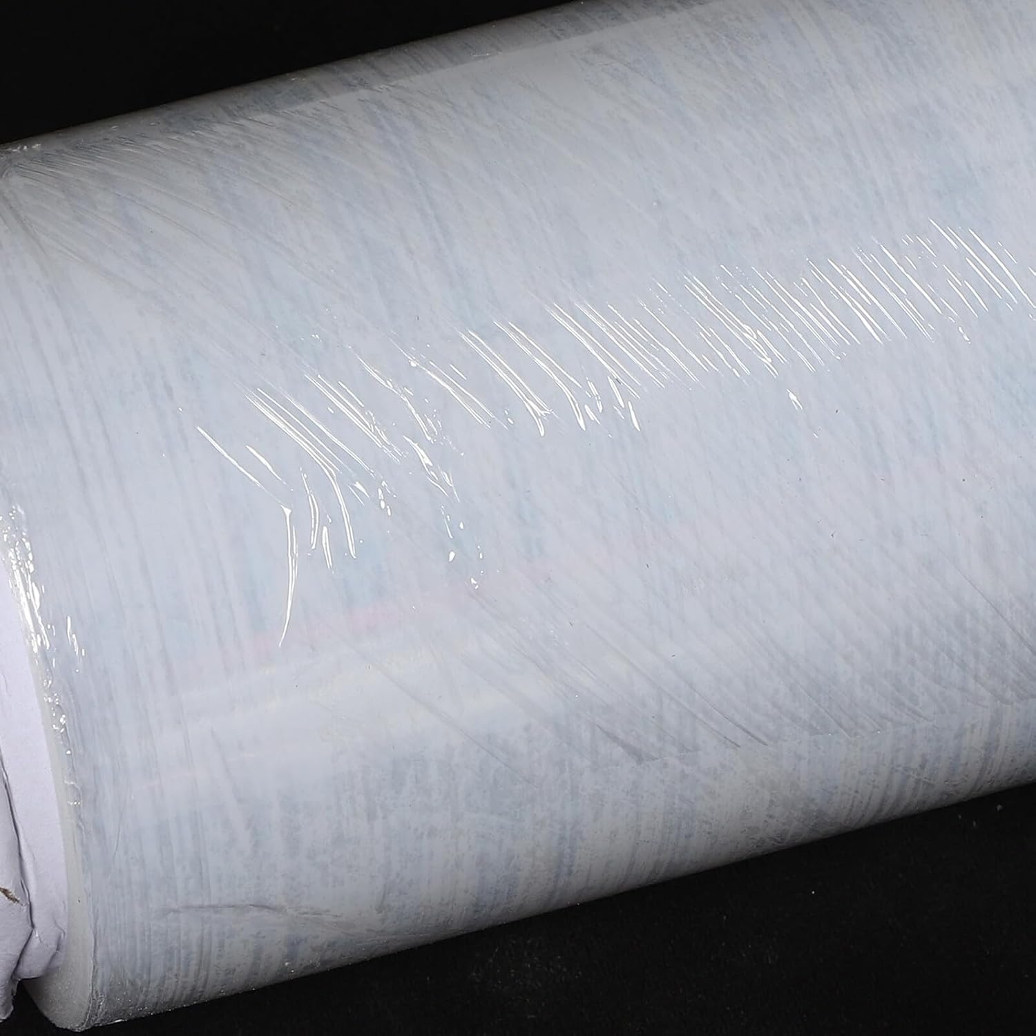 Stretch Film Wrap 45cm Wide Plastic Stretch Wrap Roll Self-adhering Packaging Film for Shipping Moving Luggage Protection