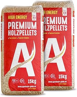High Energy Premium Holzpellets - 2 x 15kg | Vorteilspack