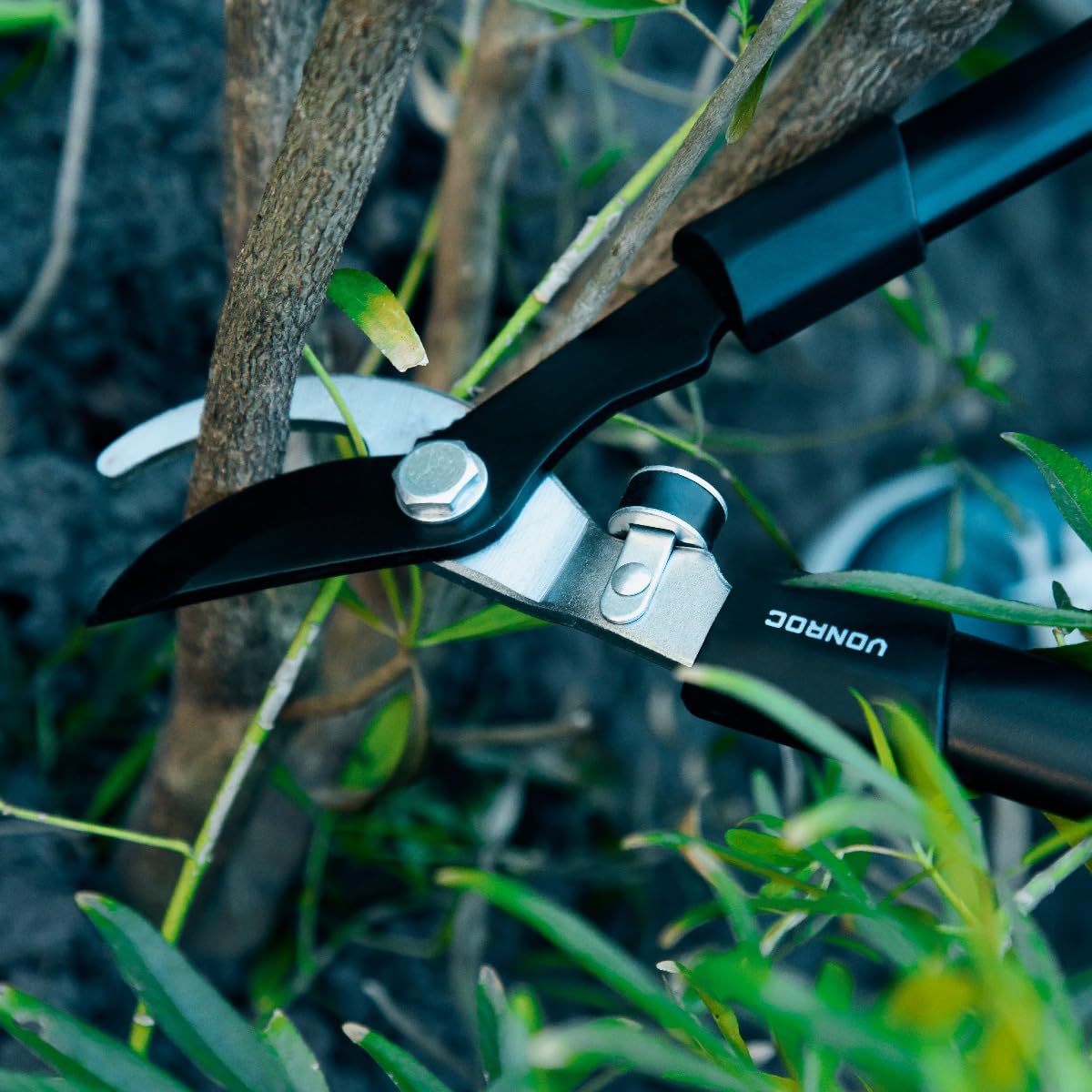 VONROC Set di cesoie da potatura da 3 pezzi. Include troncarami, cesoie per siepi e forbici. Dotate di softgrip
