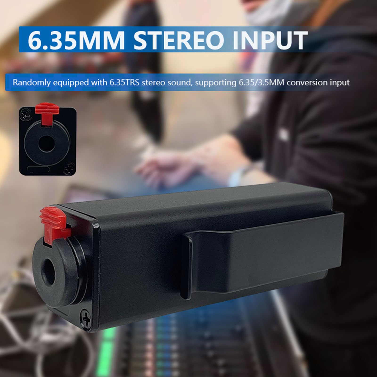 Piccolo amplificatore per cuffie in ear monitor amplificatore 8Ω a 250Ω intervalli di impedenza per studio e palco uso cuffia