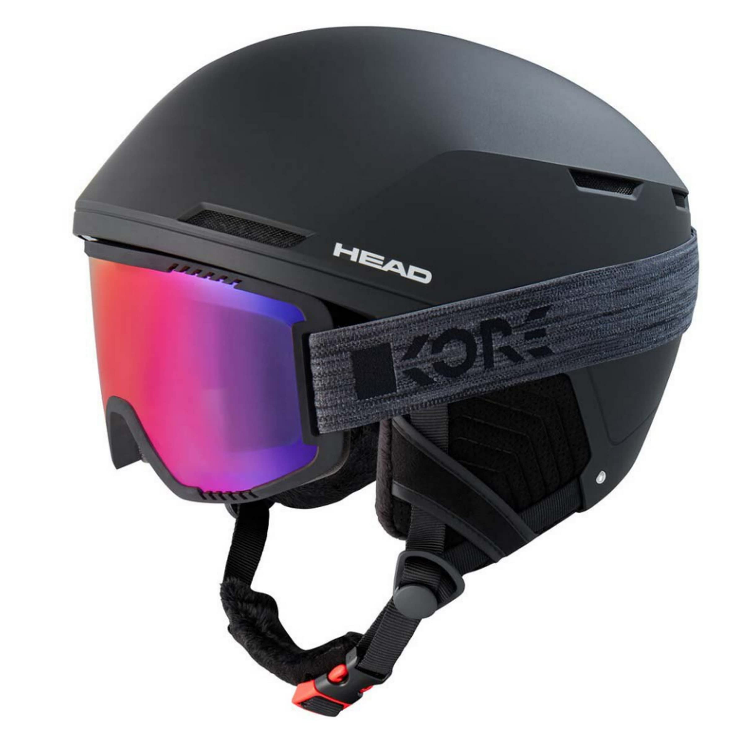 HEAD - Kask narciarski/śnieżny kompaktowy Pro męski czarny - męski - Rozmiar XS/s - Czarny