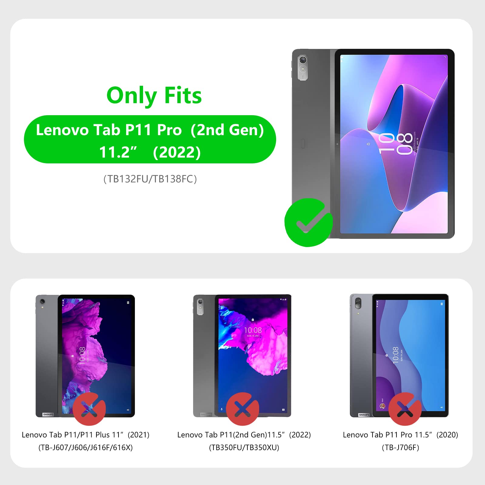 Funda De Silicona Suave Para Tableta Lenovo Tab P11 Pro Gen 2 Gen2, 2022, 11,2 Pulgadas, Protectora Trasera, Xiaoxin Pad Pro 2022 - AliExprs 7