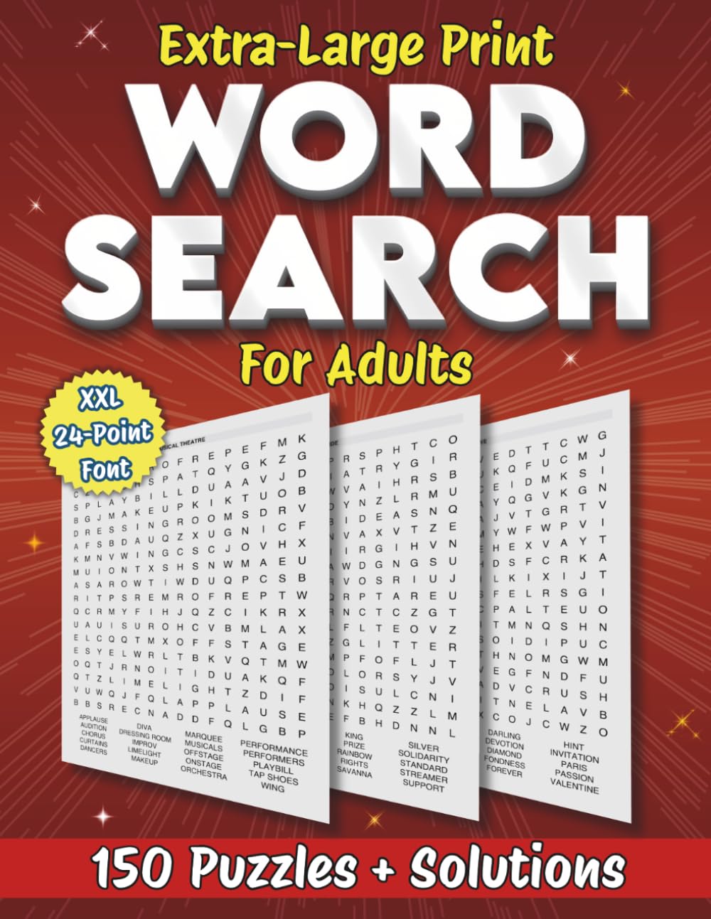 Extra-Large Print Word Search for Adults: 150 Themed Word Find Puzzles for Adults and Seniors for an Active and Healthy Mind (The Wonders of Words)