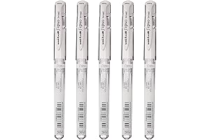Uni-Ball Signo White Gel Impact Pen - Delivers Smooth, Bold Writing