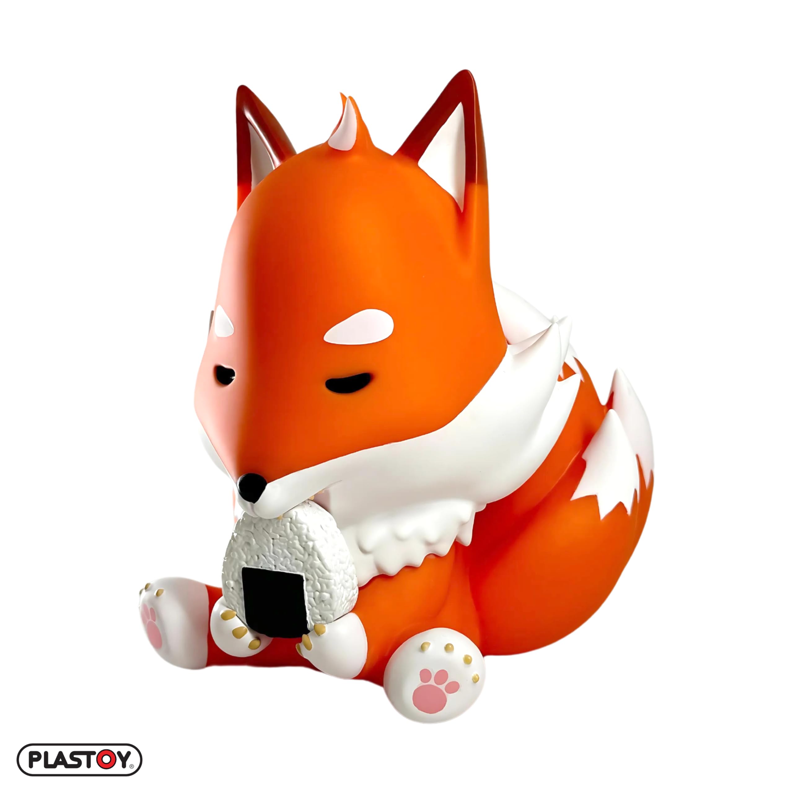Plastoy Mogu Pets Figurine Kitsune Onigri - Plastique - 15 cm