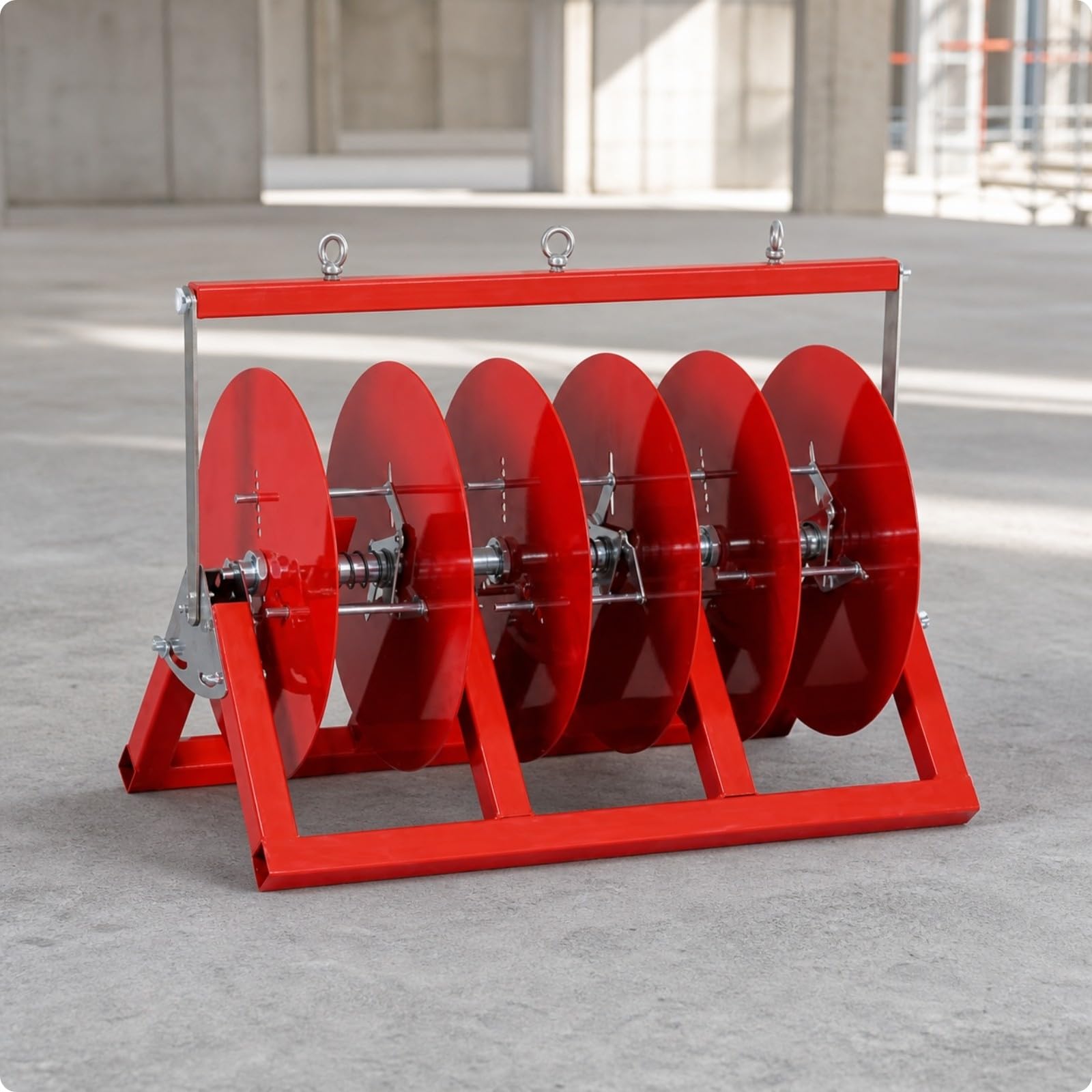 Porte-Rleau sur Pied Compact | Dérleur Câble à Trois Bobines, Robuste, Dérleur Câble Cadre En Métal, pr Atelier, Style A