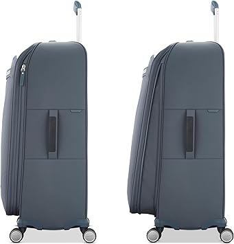 Samsonite Elevation Plus 30-Inch Large Checked Luggage - Expandable Softside Spinner Suitcase - Slate