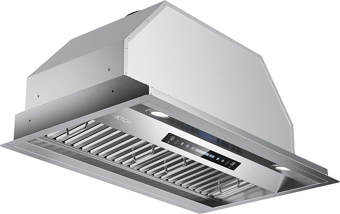 IKTCH Range Hood Insert 30 inch 900 CFM, Stainless Steel