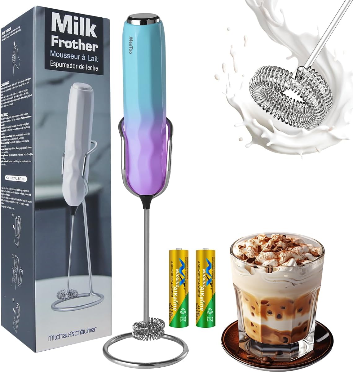 MeeToo Ultra Fast Handheld Milk...