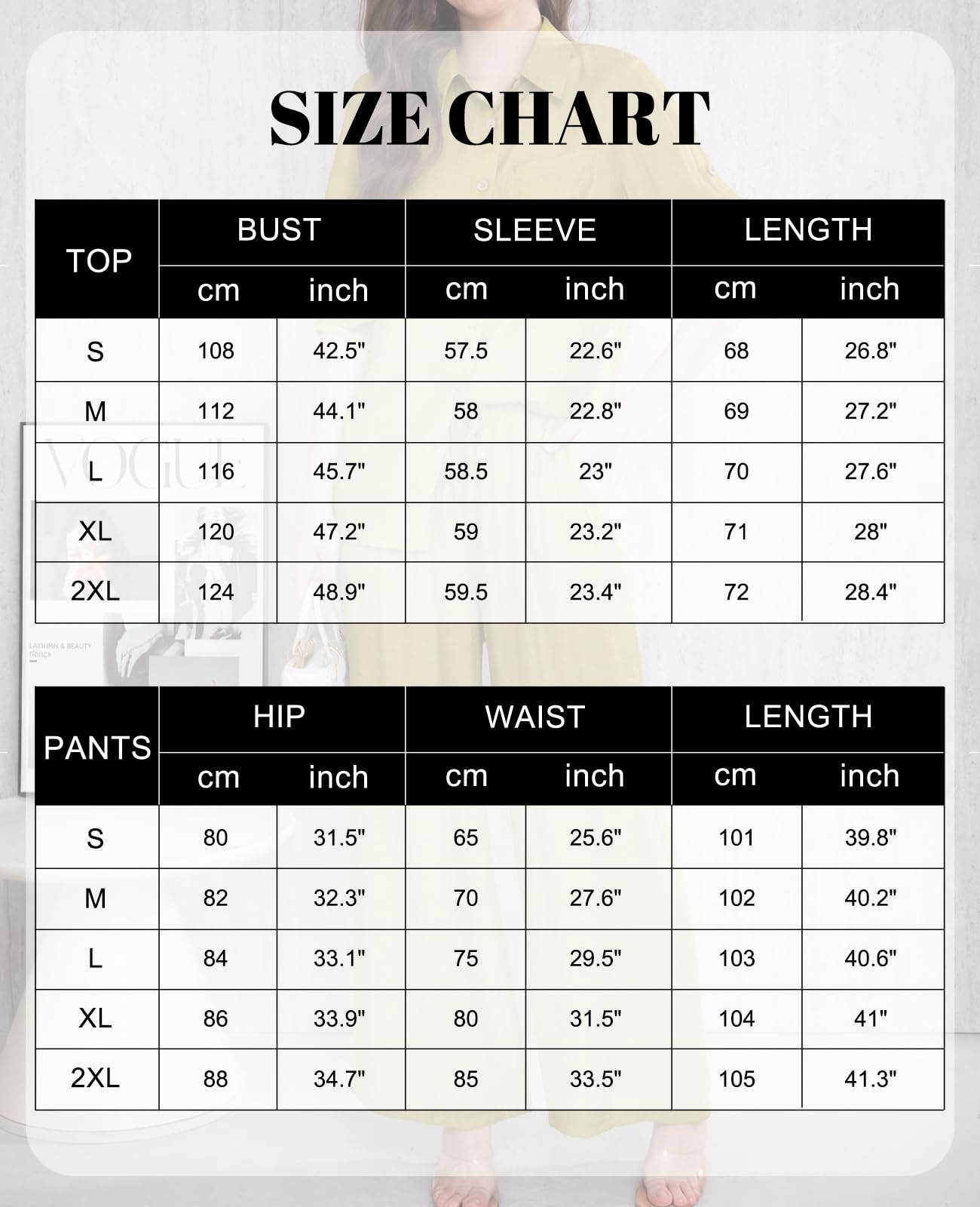 Adigaber Survêtement à Manches Longues pour Femmes Ensemble Deux Pièces Chemise Boutonnée et Ample Taille Haute Jambe Large Cordon de Serrage Pantalons avec Poches