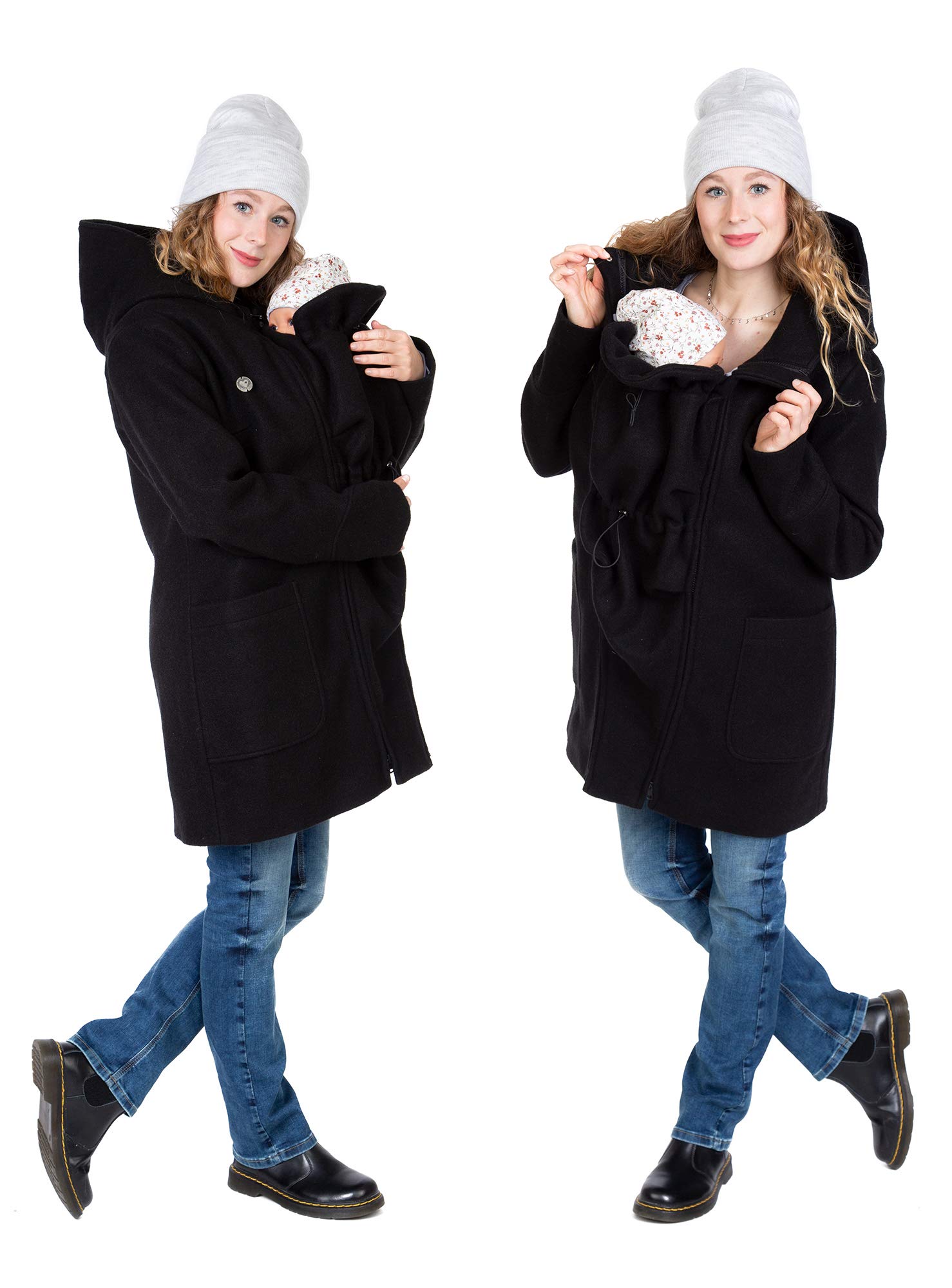 Viva la Mama - schicker Umstands- und Tragemantel für den Winter - VALENTIN