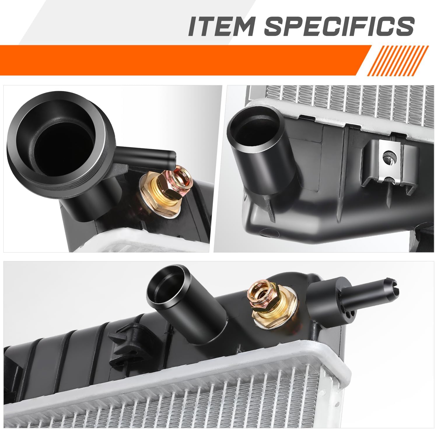 DPI-2710 OE Factory Style Aluminum Core Radiator Compatible with 04-09 Chevy Impala/Buick Allure AT