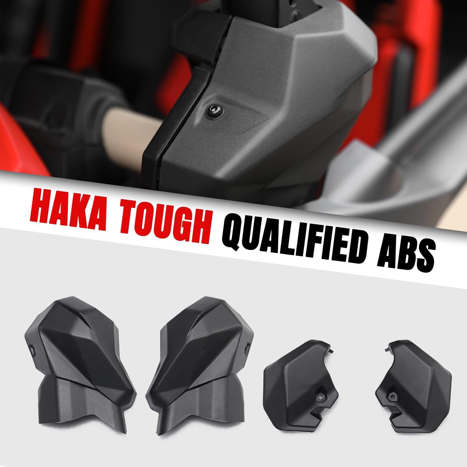 HAKA TOUGH X3 Central Cage Trim Cover for 2017-2025,Plastic Center Cage Protection Plate Shield Guard for Can Am Maverick X3 MAX Accessories, Replace #705015490, 705015489,2PCS