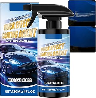 Advanced Ceramic Quick Acting Spray for Car Coating, 3-in-1 Hydrophobic Coating and Anhydrous Wash, Scratch-Resistant Polishing Wax and Paint Cover, Cleaner for (1Pc)
