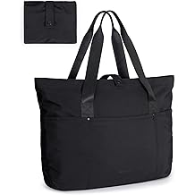 Tote Bag for Women, Foldable Tote Bag With Zipper Travel Large Shoulder Bag Handbag for Work