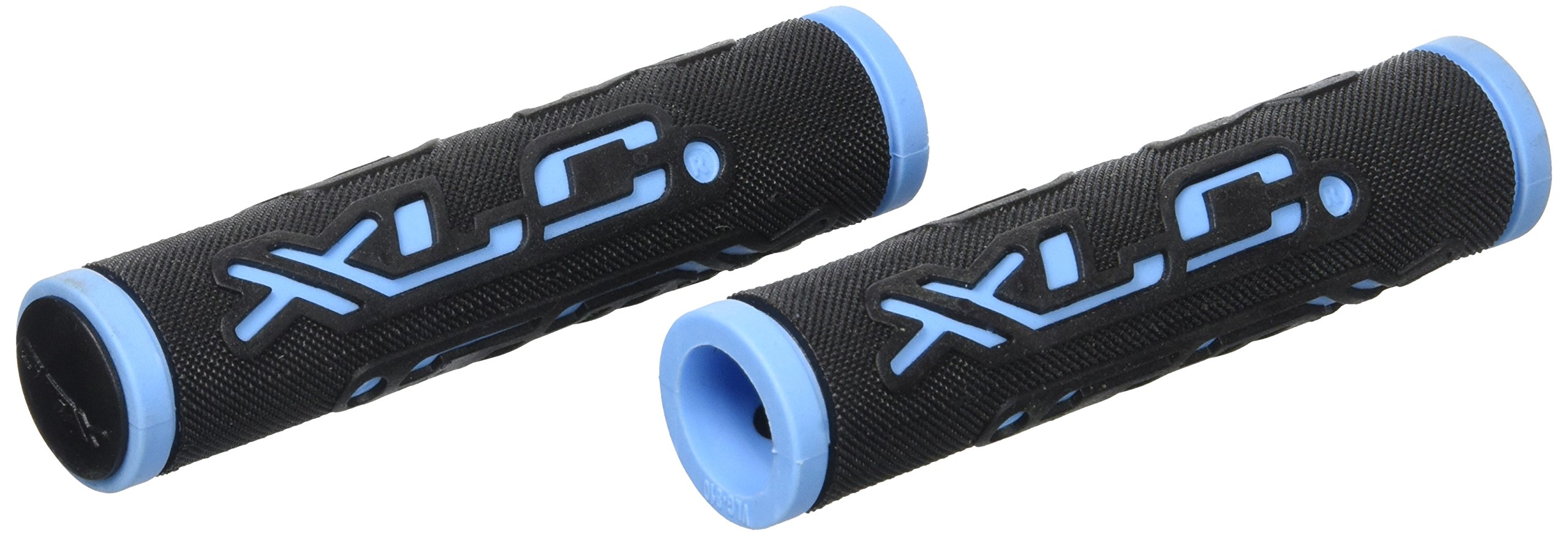 XLC Unisex_Adult Griffe Dual Colour GR-G07 Handles, Black/Blue, 125 mm