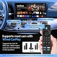 Vista 4 de Carlinkit FireDrive Link Pro Car TV Mate, Convert Wired to Wireless Android Auto & CarPlay Adapter, Compatible with Wired CarPlay for Fire TV Stick